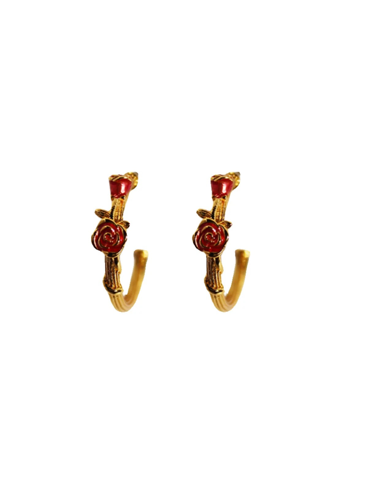 Rose C earrings
