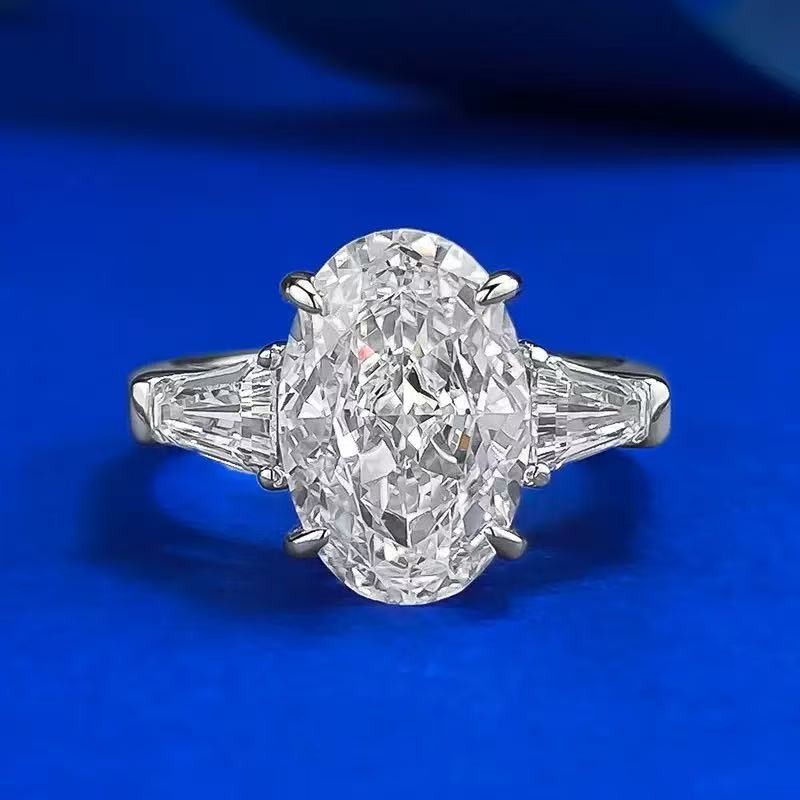 Moissanite ring ｜Oval cut