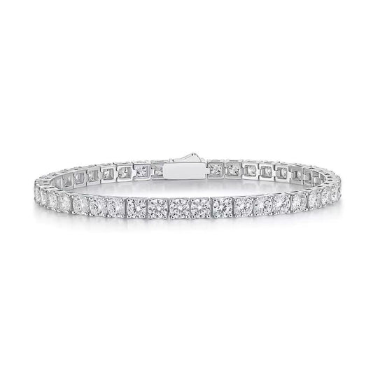 Lab-Created Diamonds tennis bracelet |Round Cut